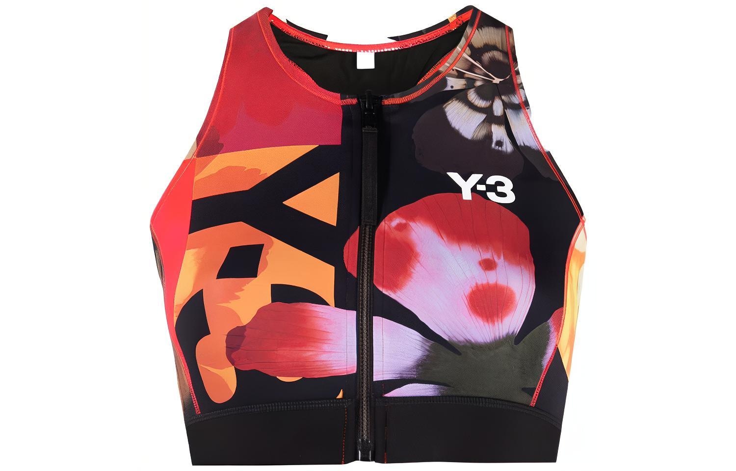 Y-3 Logo Bra Red