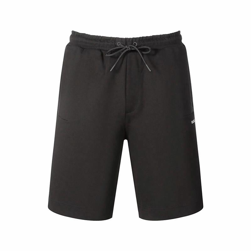 HUGO BOSS Logo Drawstring Shorts Black