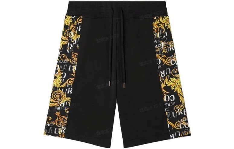 VERSACE/范思哲 Versace FW22 Black Shorts