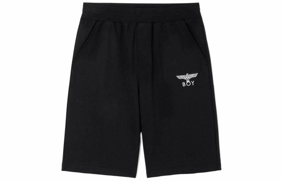 Boy London Logo Print Shorts Black