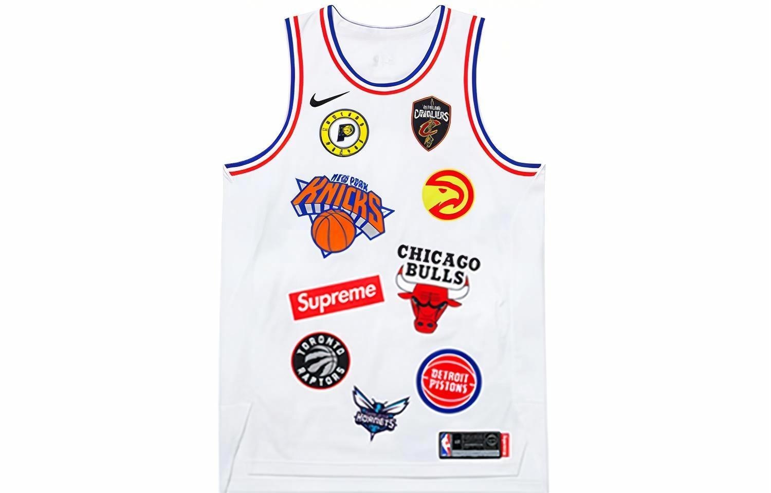 Supreme x Nike NBA Sleeveless Basketball Jersey White