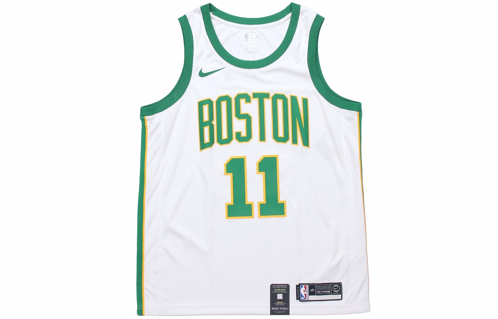 Nike NBA Jersey Kyrie Irving Celtics 11 White Green