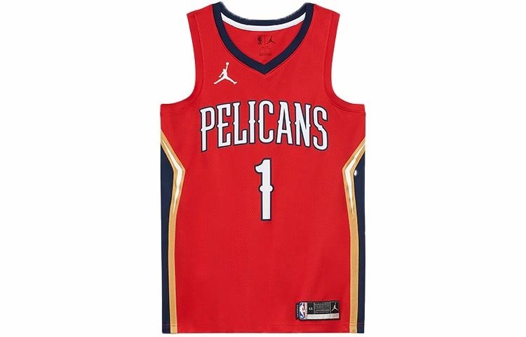Jordan NBA Pelicans Zion Williamson Red
