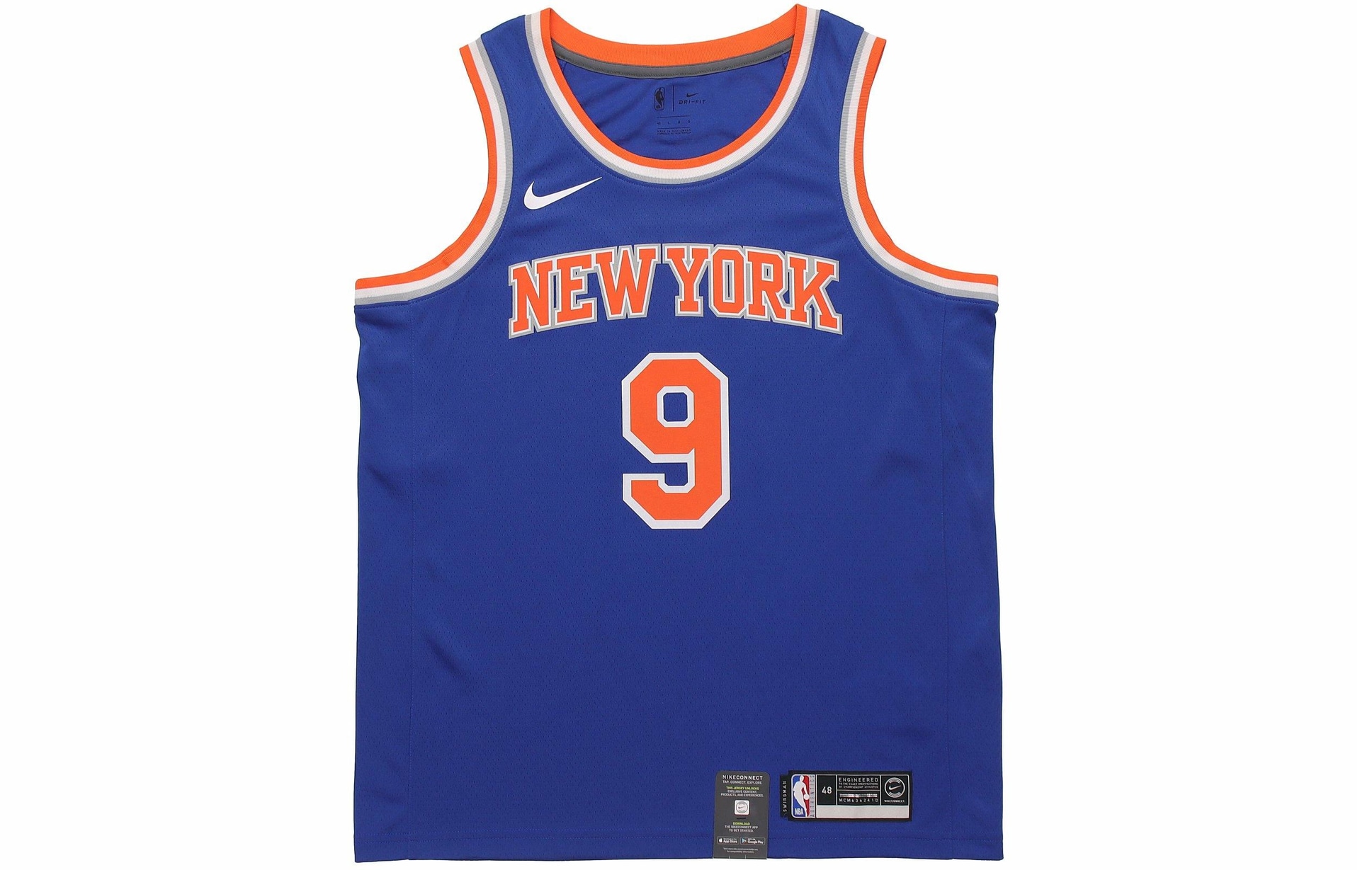 Nike NBA Knicks Barrett 9 Fan Jersey Blue