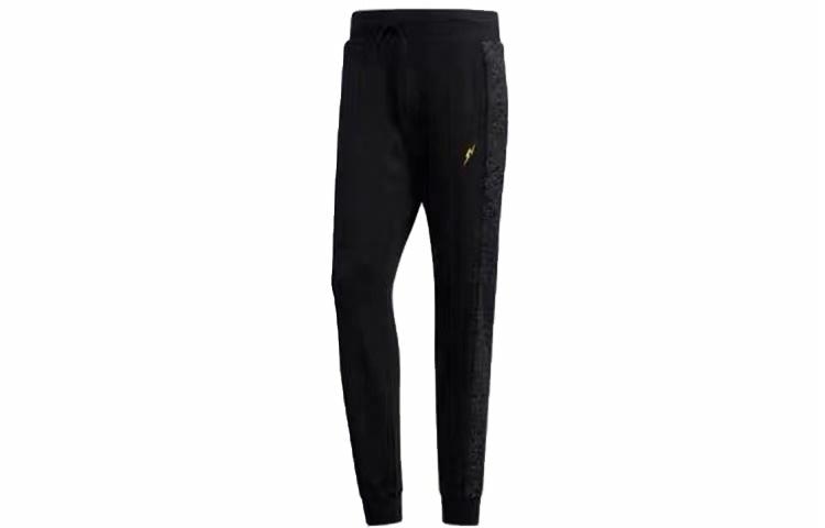 Adidas neo x Pokemon Lightning Embroidered Sweatpants Black
