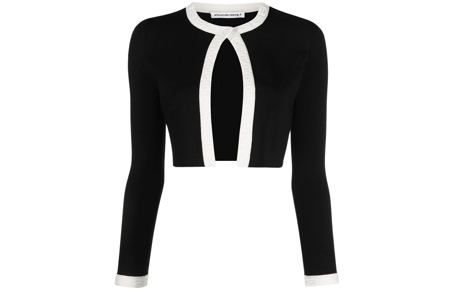 Alexander Wang SS22 Logo Cardigan