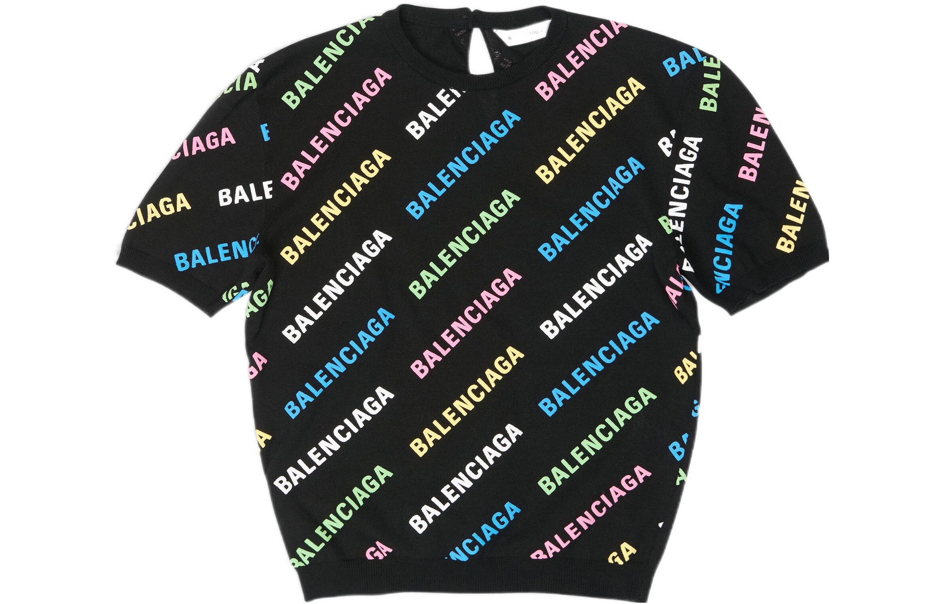 Balenciaga SS22 Logo Sweater Black