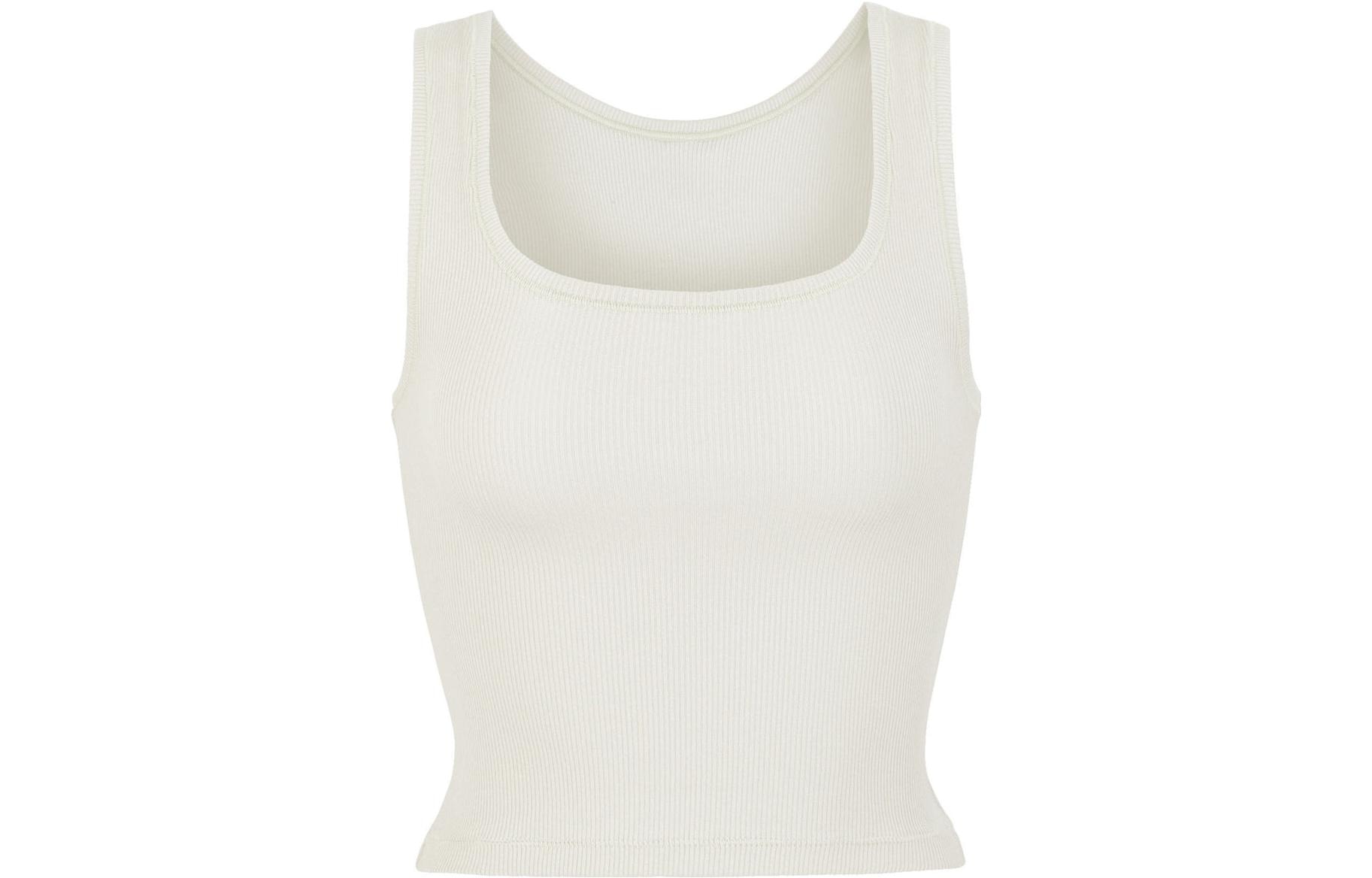 SKIMS Cotton Rib Tank Bone White
