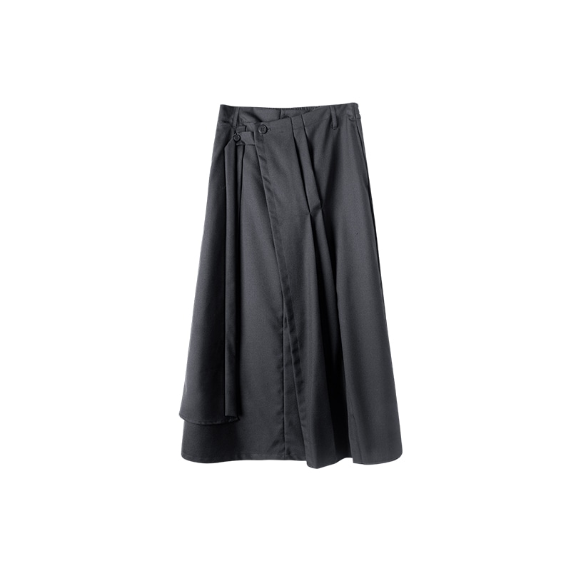幻象者 Huanzhe Asymmetric Skirt Black