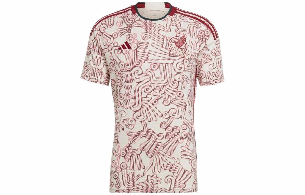 Adidas Badge Logo Crewneck Tee Red White