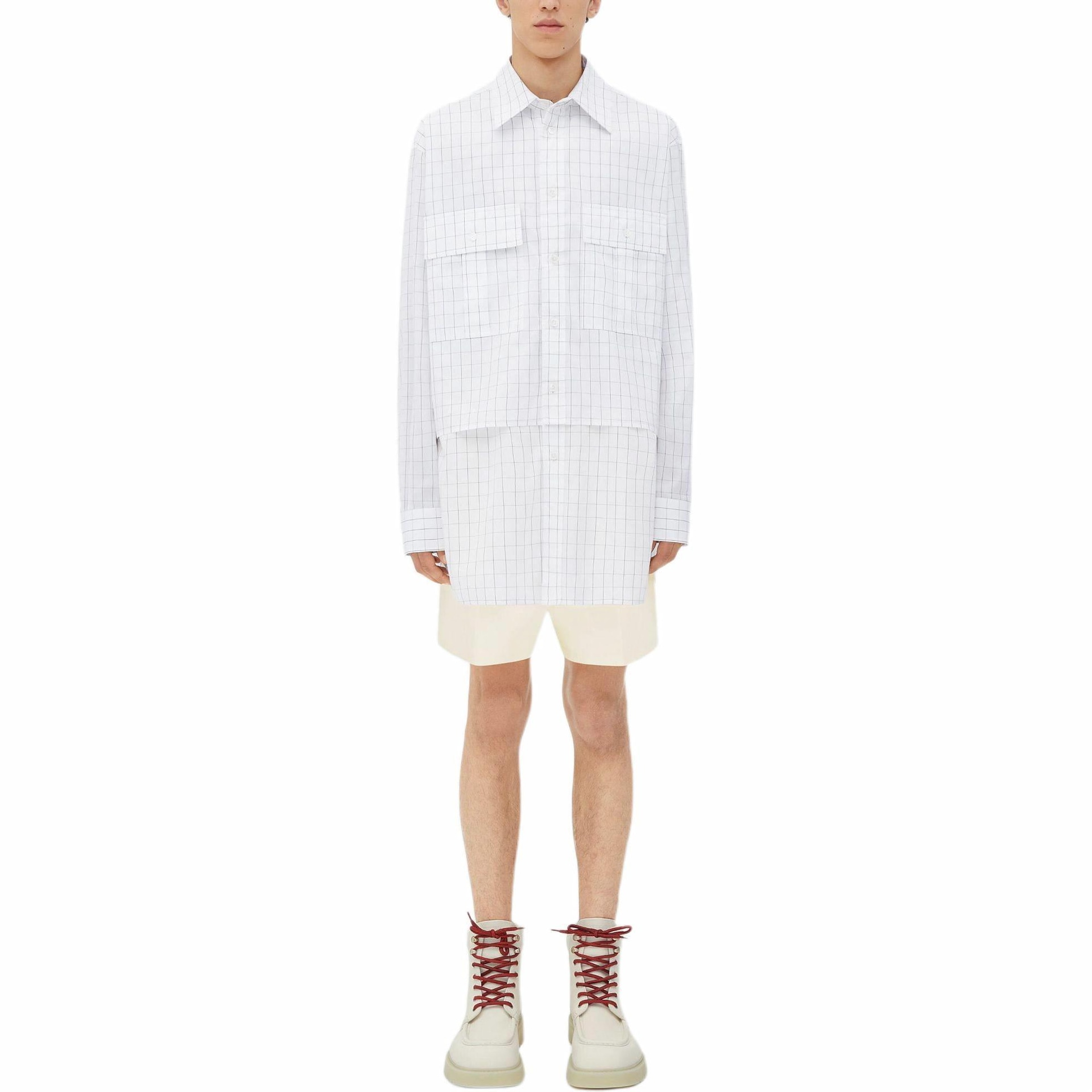 Брюки Bottega Veneta SS24 Cotton Twill Shorts