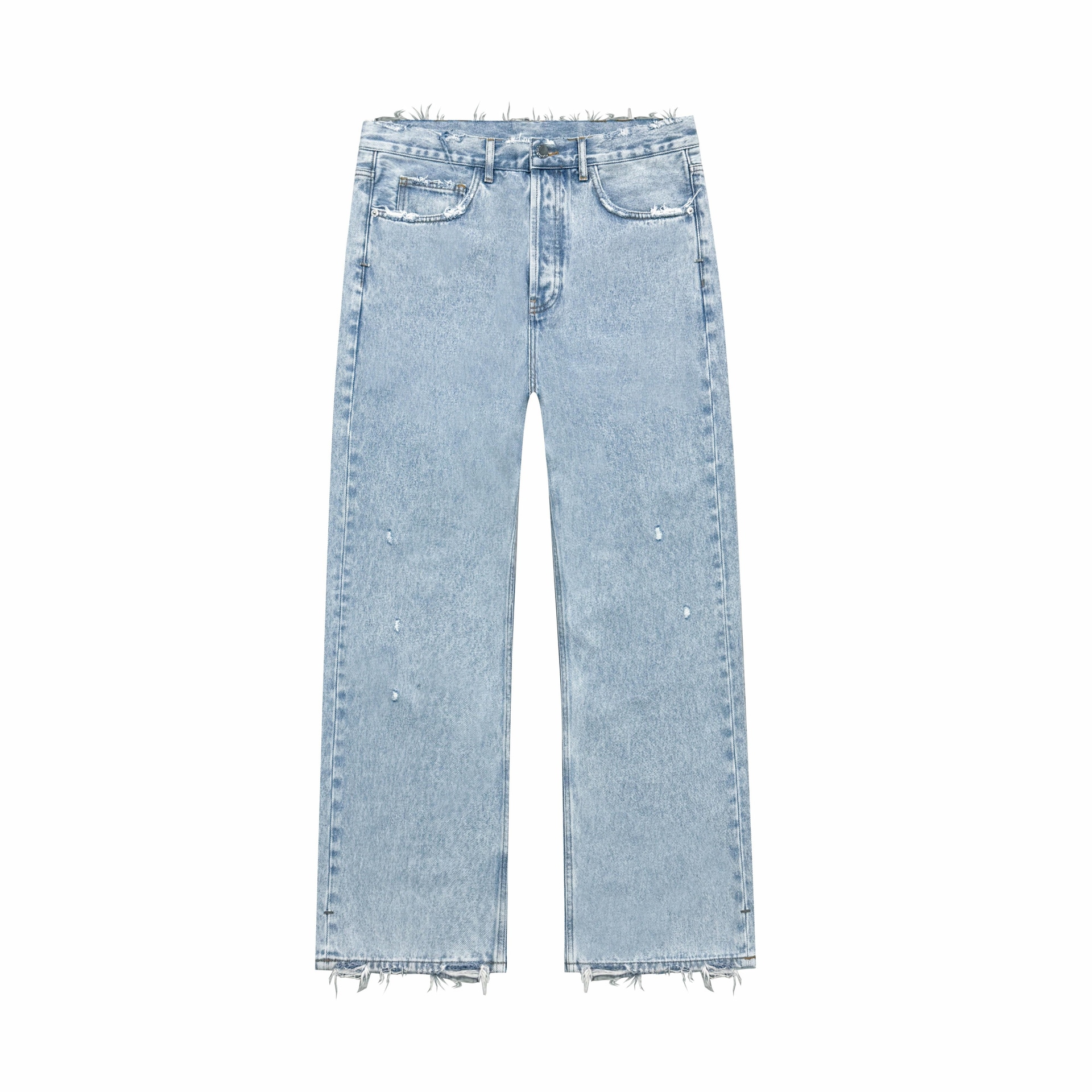 Askyurself Straight Skate Jeans Washed Blue