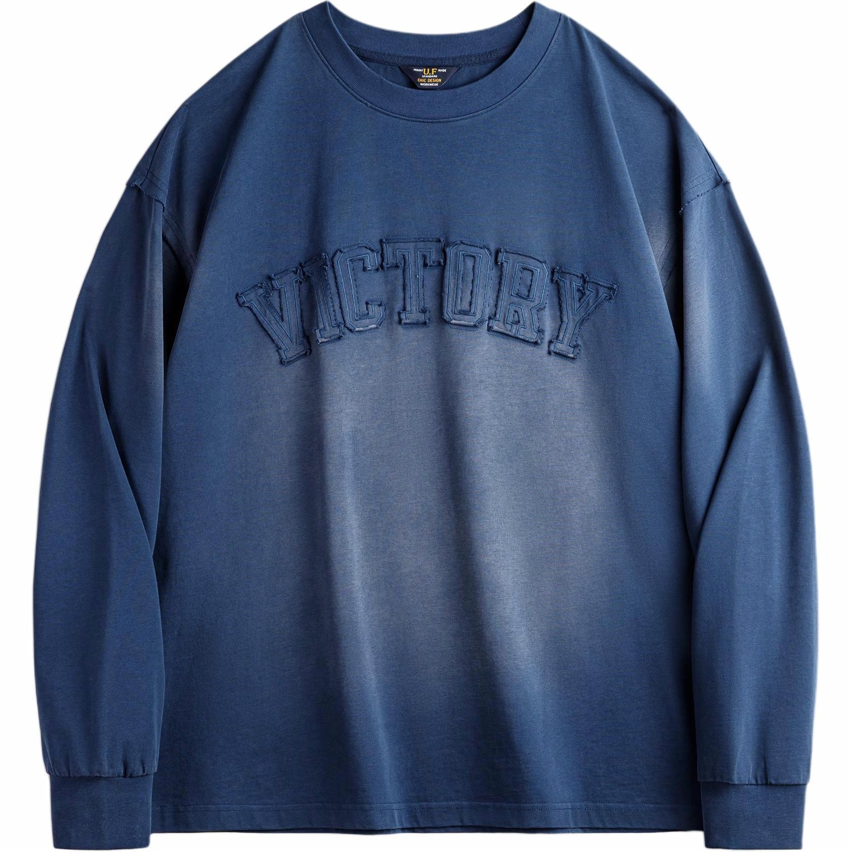 Maden Retro Letter Patch Sweatshirt — фото 7