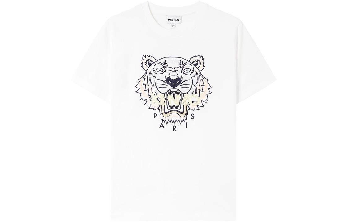 KENZO Graphic Print Loose Fit T-Shirt White