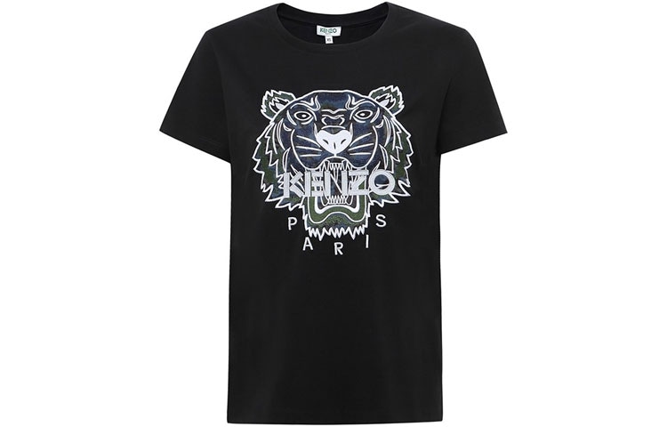 KENZO Tiger Head T-Shirt Black