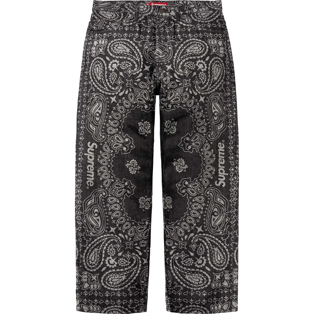 Supreme SS25 Bandana Jacquard Jean