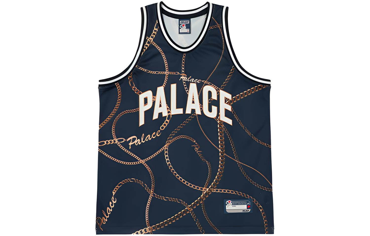 PALACE Chain Basketball Vest Navy