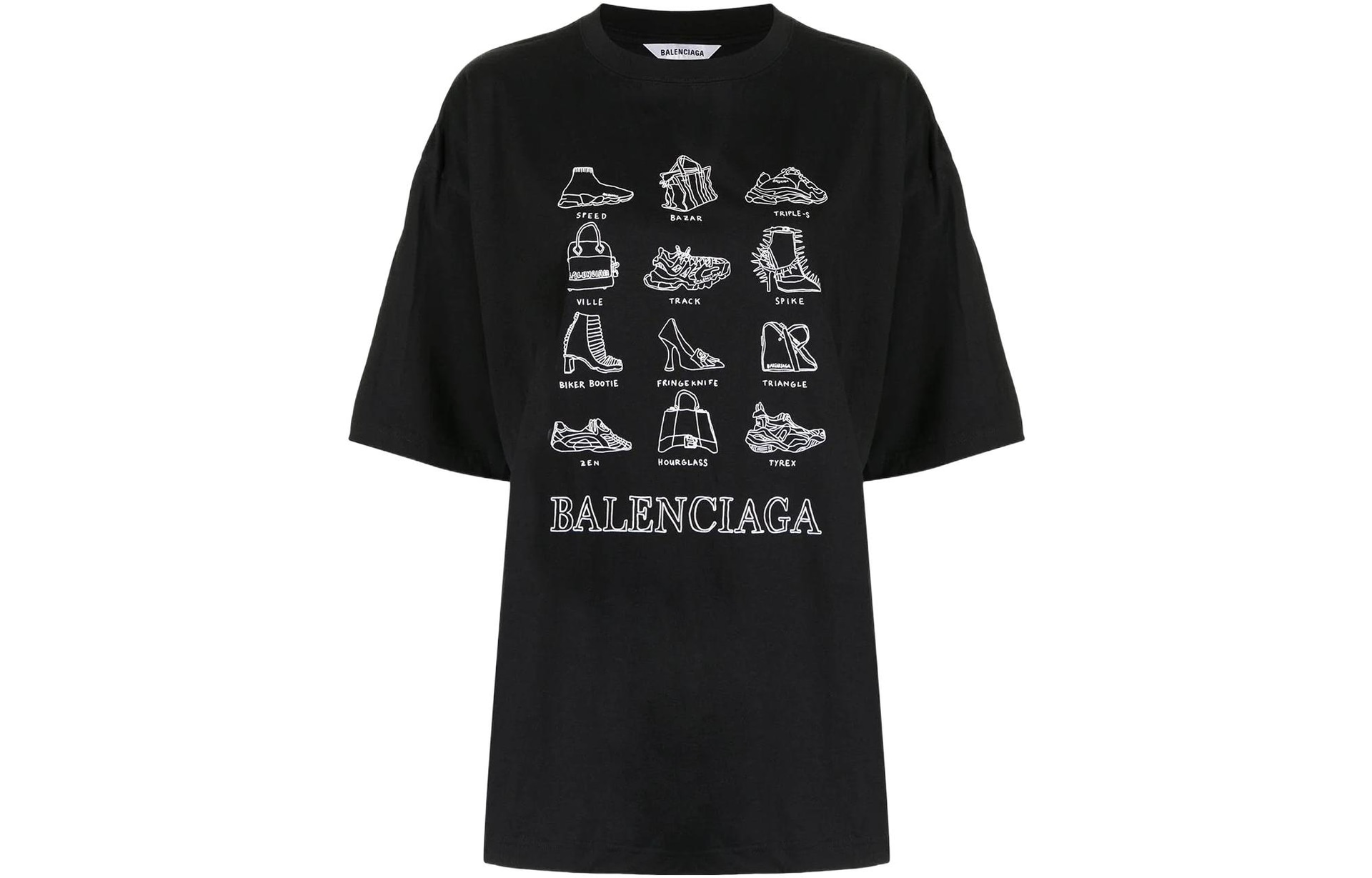 Футболка Balenciaga SS22 Black T-Shirt