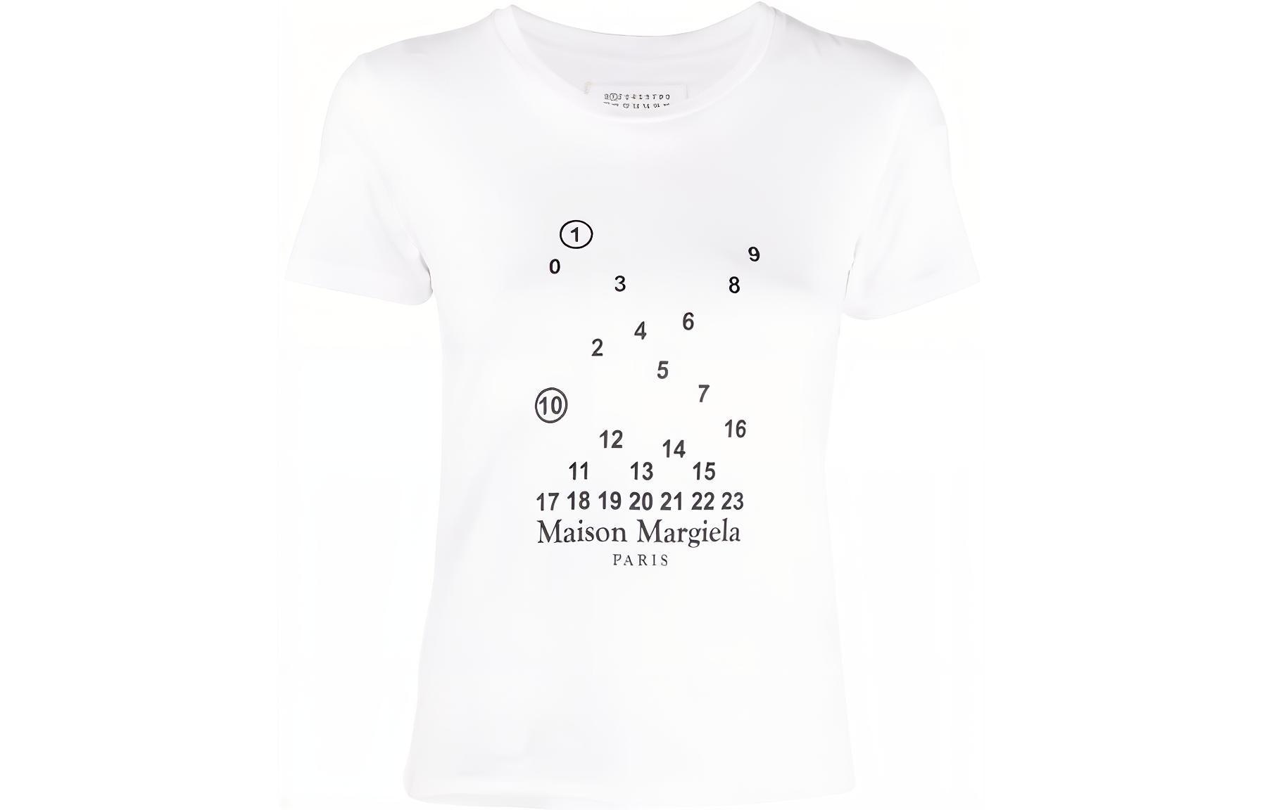 Maison Margiela/马吉拉 Maison Margiela Logo Print T-Shirt