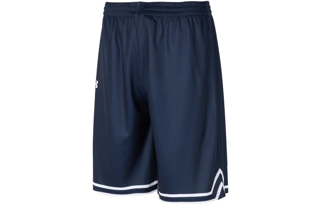Under Armour SS24 Colorblock Basketball Pants Blue