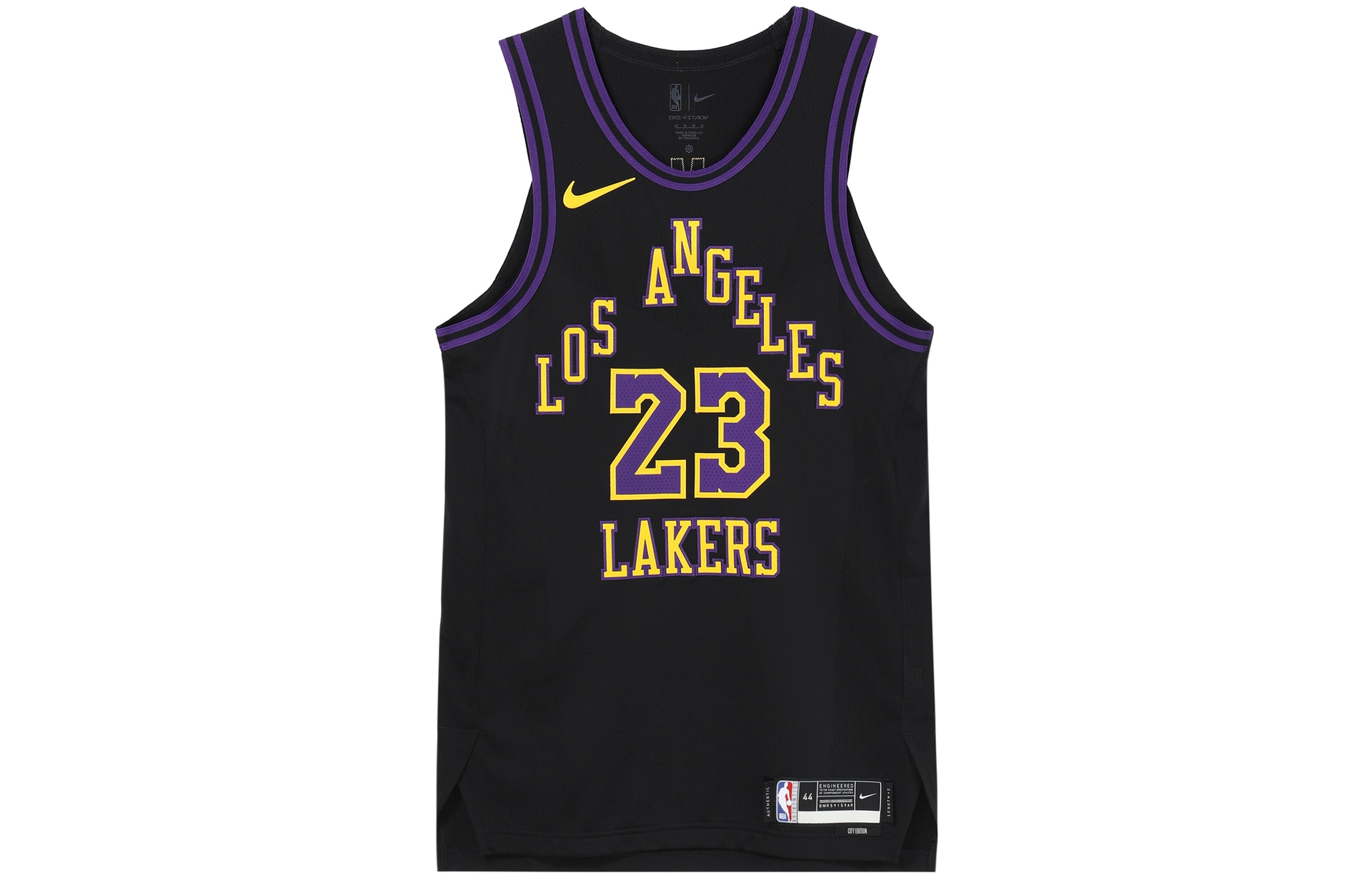 Nike LeBron James Los Angeles Lakers City Edition 2023/24 Jersey
