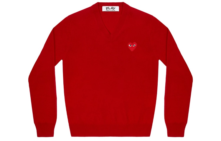 CDG Play V-Neck Sweater