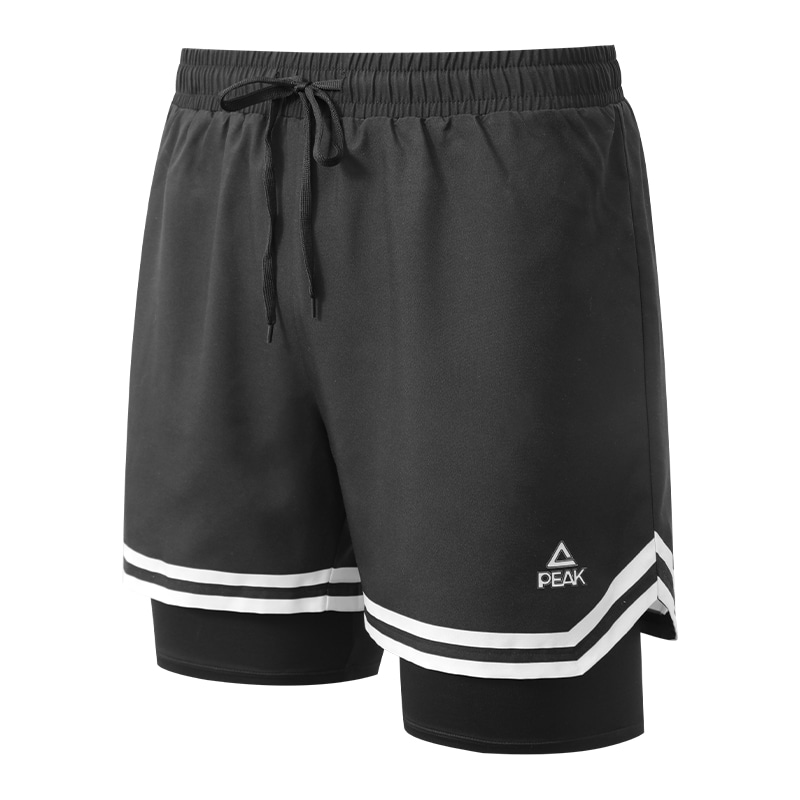 匹克 PEAK Striped Letter Print Quick-Dry Shorts