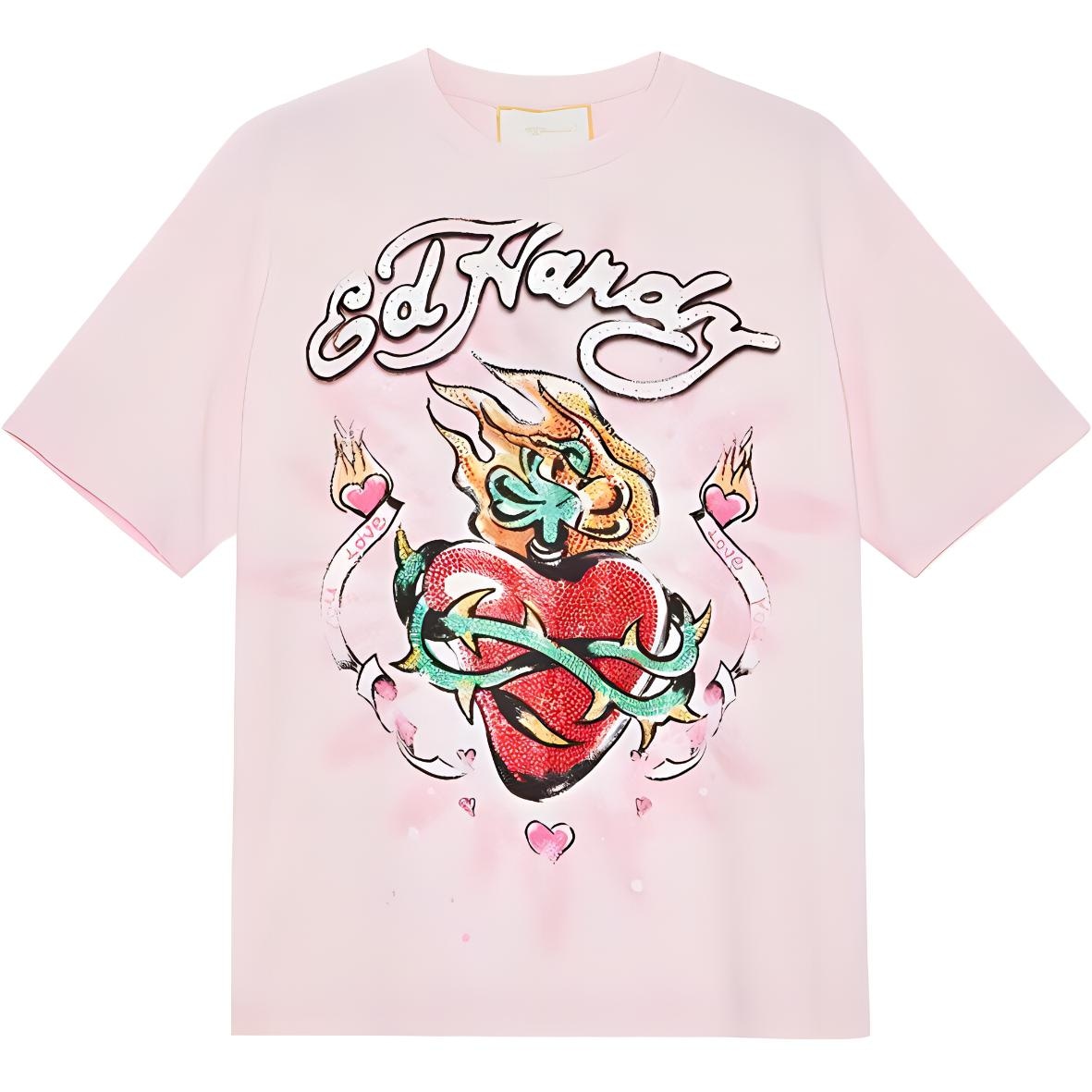 Ed Hardy Vintage Rhinestone Loose Fit Tee SS24