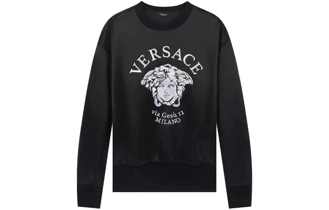 VERSACE/范思哲 Versace Medusa Embroidered Sweatshirt