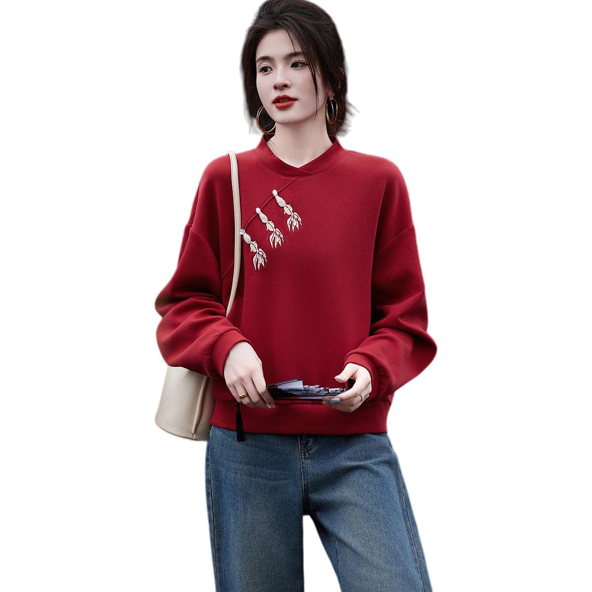 Dme 【dme】 纯色立领简约卫衣 女款 — фото 8