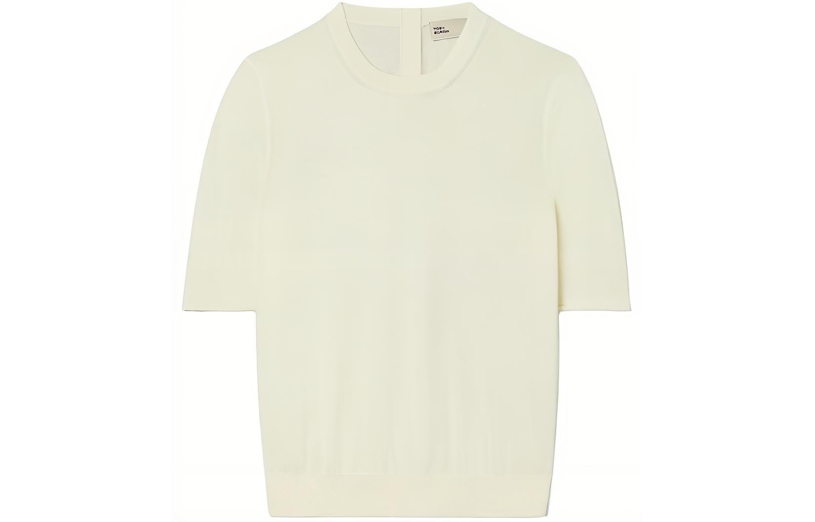 Tory Burch Short-Sleeve Crewneck — фото 5
