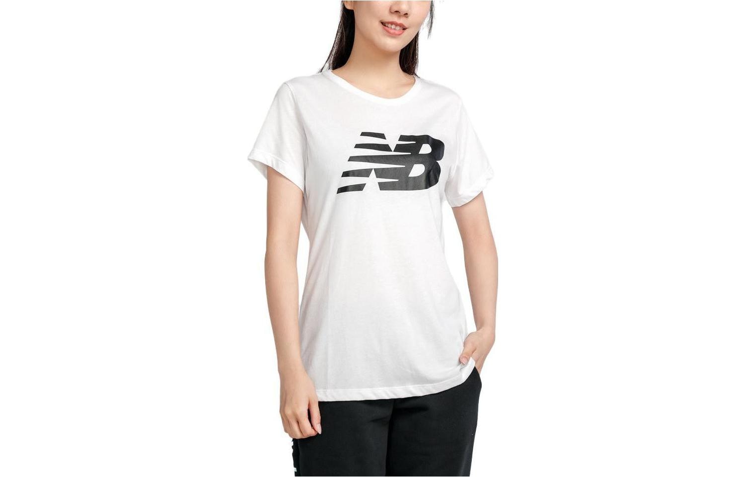 Футболка New Balance Logo Print Tee White