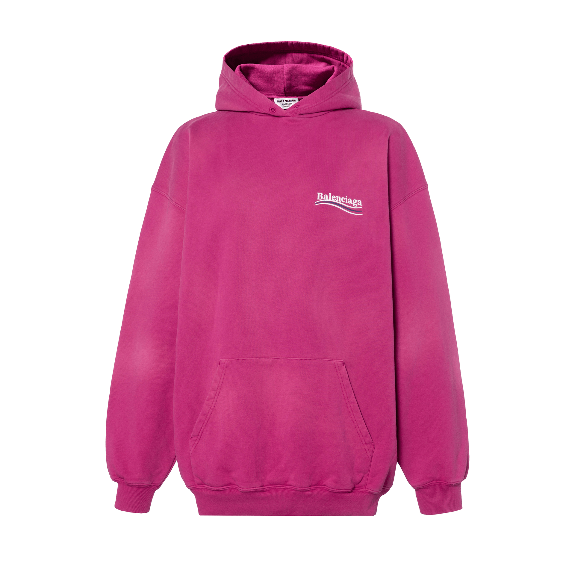 Balenciaga FW22 Logo Hoodie Pink