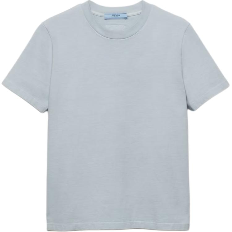 Prada SS24 Crew Neck T-Shirt Blue