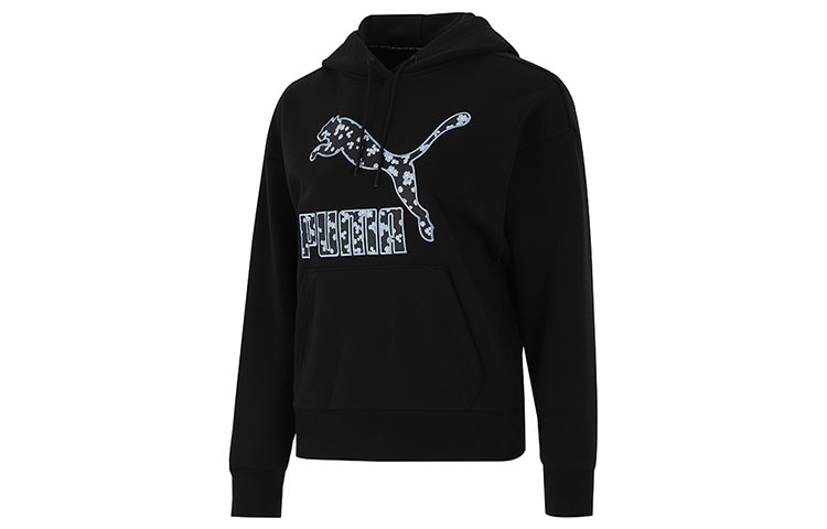 Puma Floral Graphic Hoodie Logo