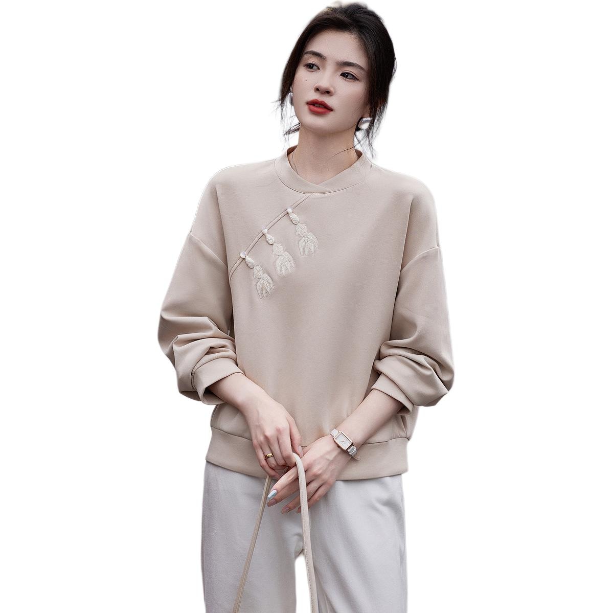 【dme】 纯色立领简约卫衣 女款