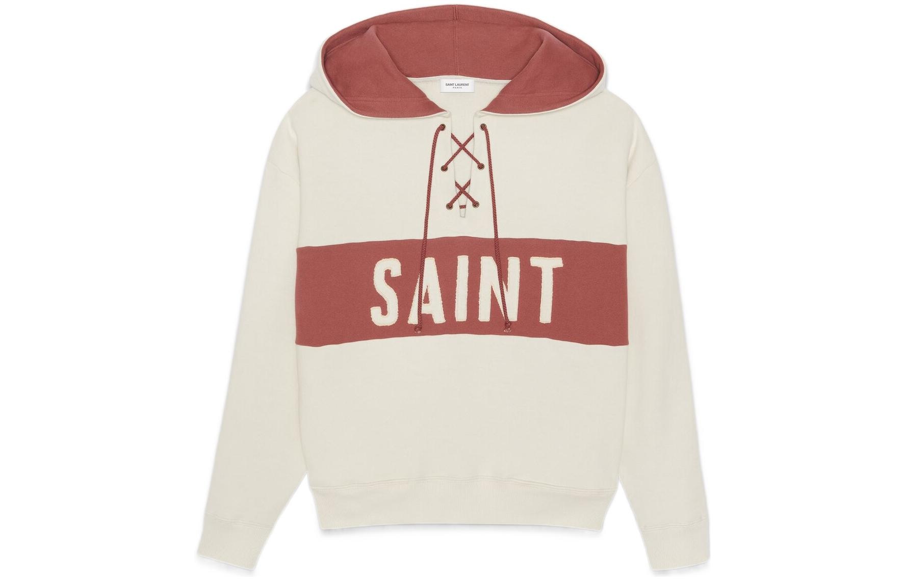 SAINT LAURENT/圣罗兰 Saint Laurent SS22 Letter Print Hoodie