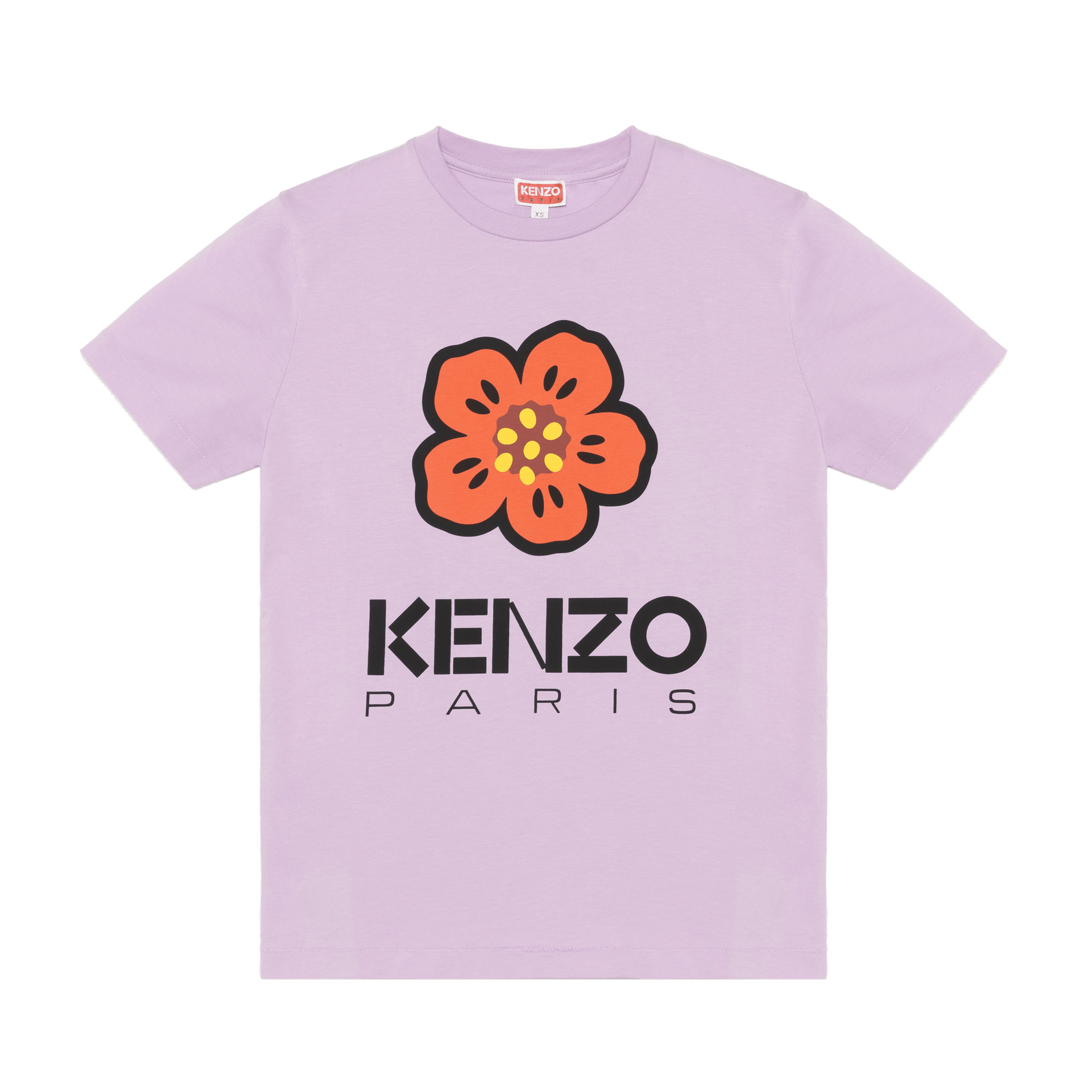 KENZO BOKE SS23 Floral Letter Print Tee Lavender