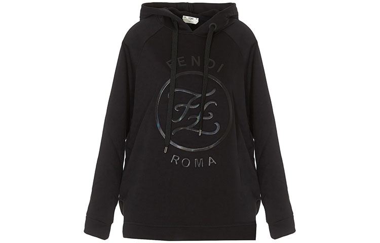 FENDI/芬迪 Fendi SS21 Karligraphy Hoodie Black