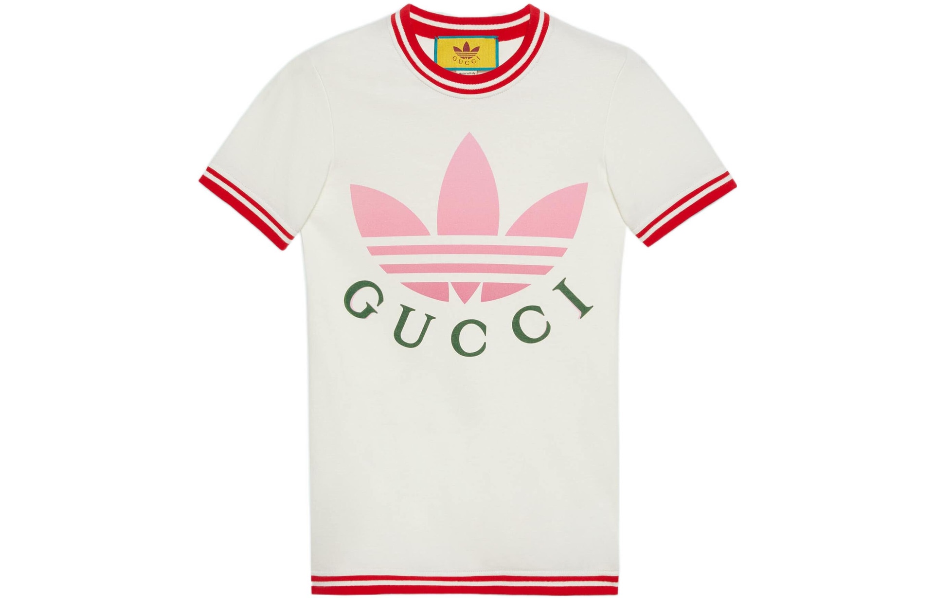 GUCCI/古驰 Gucci x adidas Originals Logo T-Shirt White