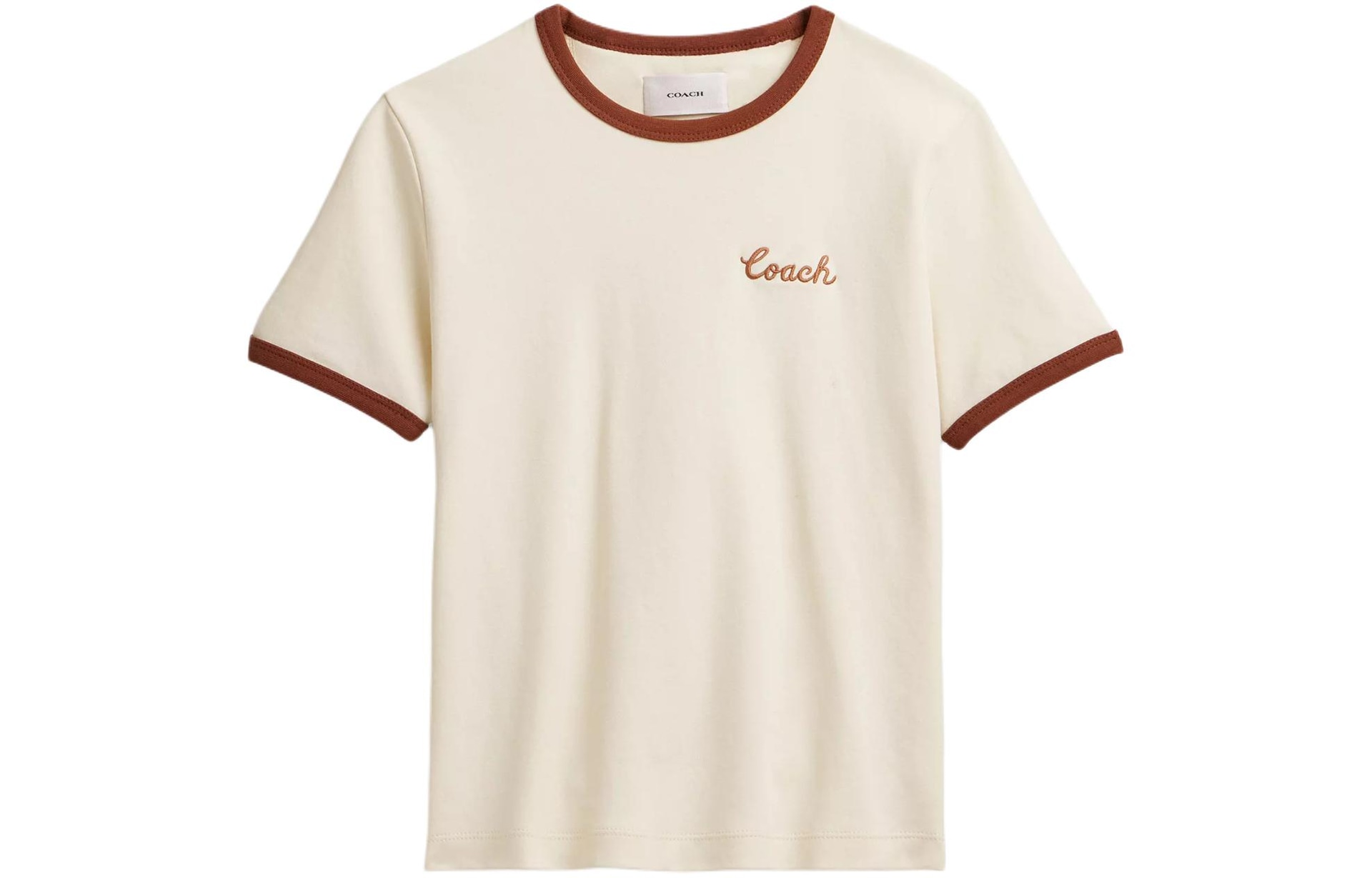 COACH/蔻驰 COACH SS24 Embroidered Tee Cream