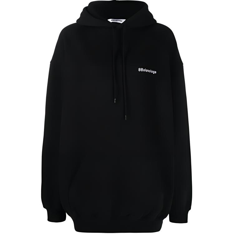 Balenciaga SS21 Hoodie Black