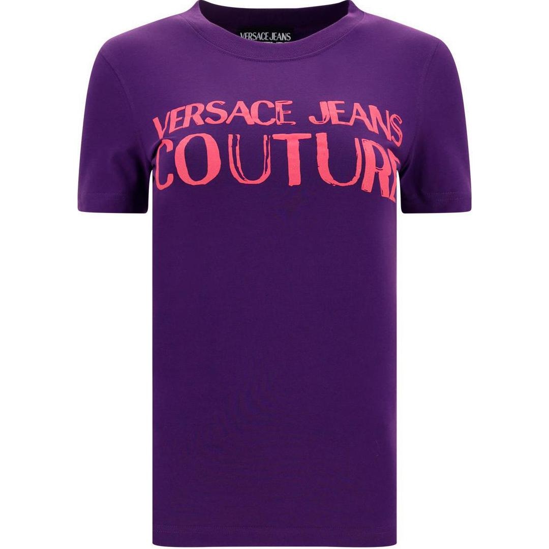Versace Jeans Couture SS23 Purple T-Shirt