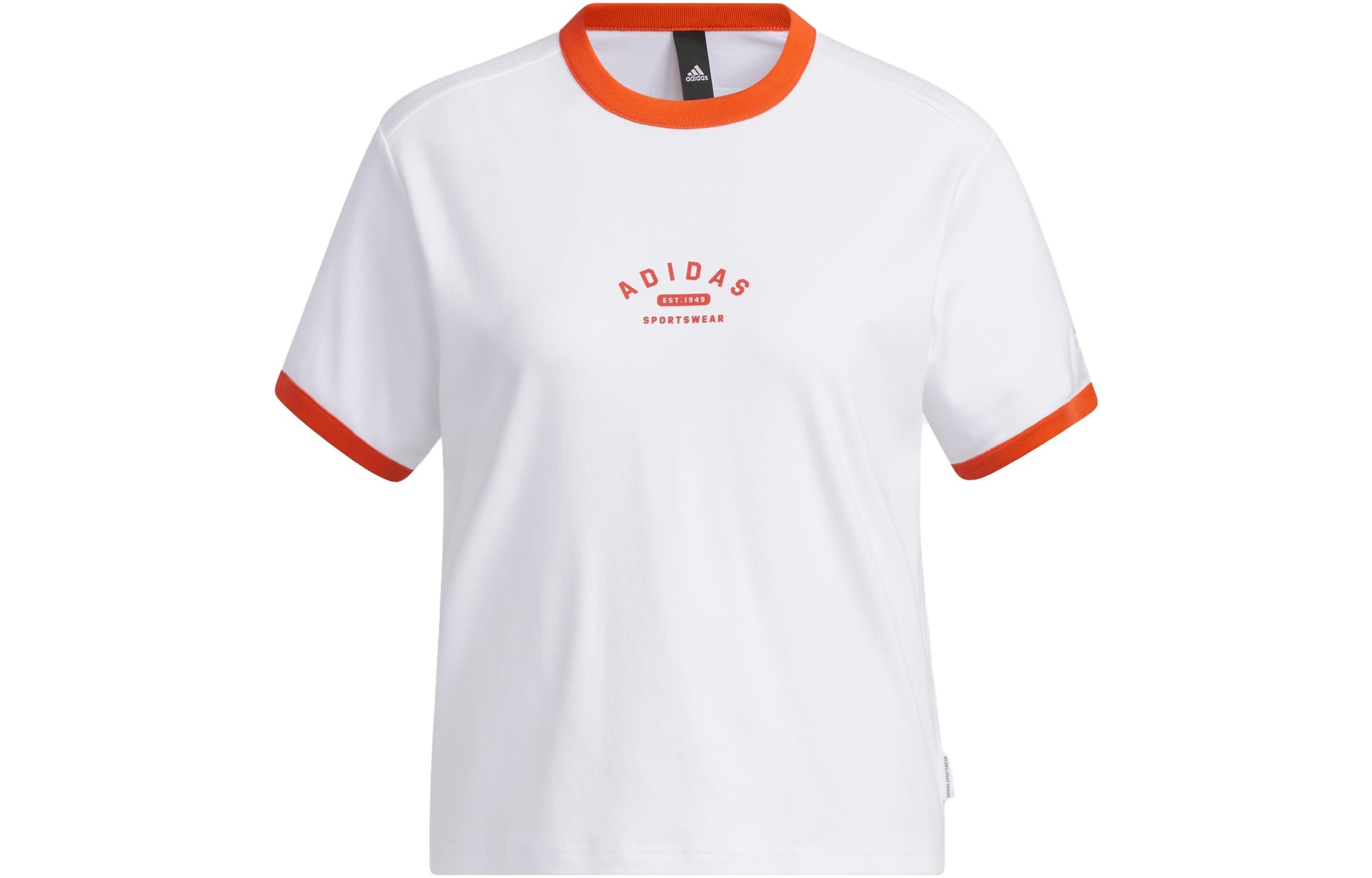 Футболка Adidas Verbiage Tee White Old Red