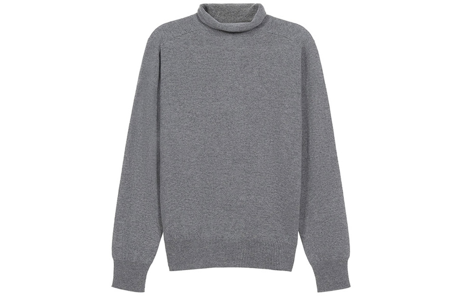 Emporio Armani FW21 Grey Turtleneck Sweater