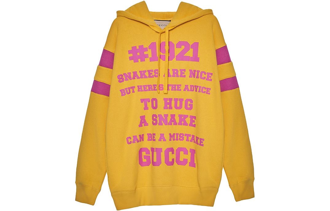 GUCCI/古驰 Gucci 1921 Series Hoodie Yellow