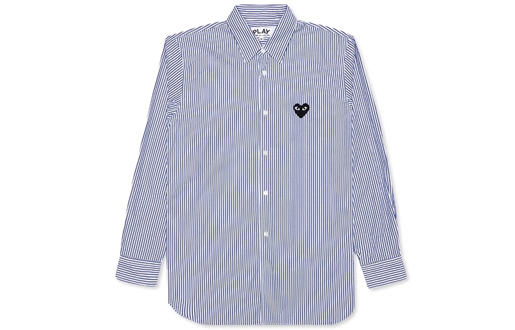 CDG Play Striped Shirt
