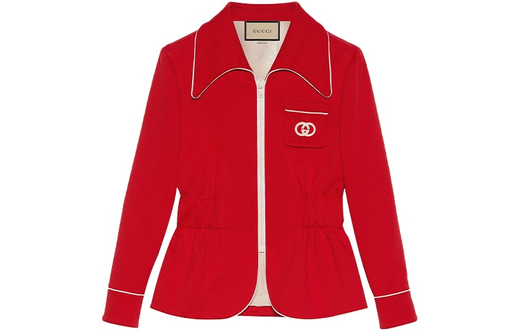 Gucci SS21 Interlocking G Zip Jacket