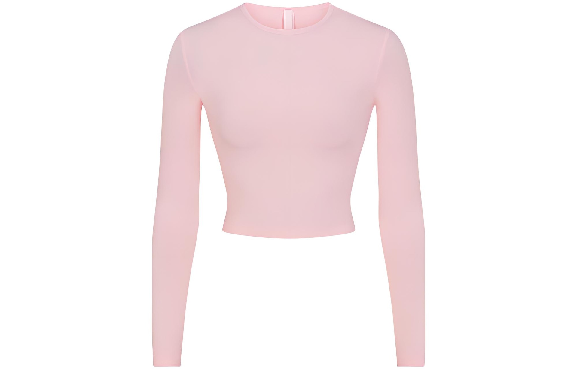 Футболка Skims New Vintage Cropped Long Sleeve T-Shirt Cherry Blossom
