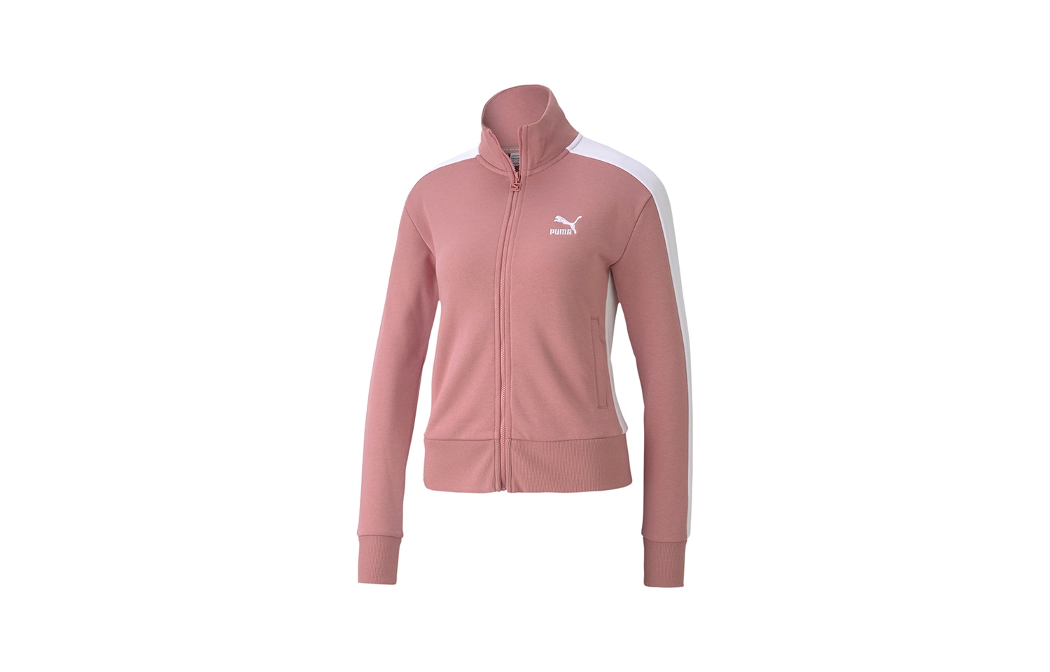 Puma Stand Collar Casual Jacket Pink